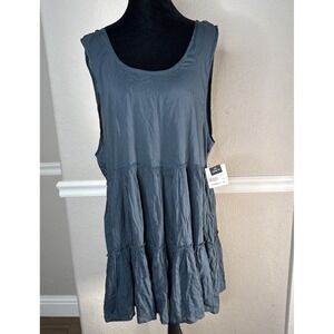 O'Neill Cover Up  Bathing Suit Womens Linnet Blue Large Flowy